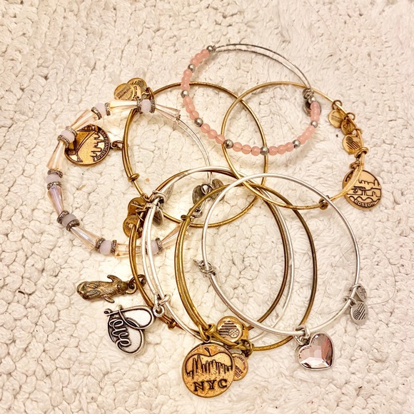 Alex and Ani Jewelry - Bundle of 8 alex & ani bracelets